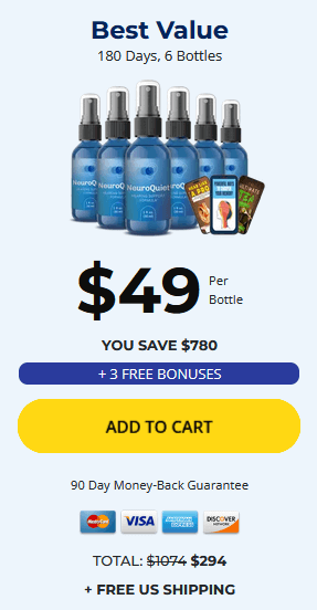 Neuro quiet 6 bottle