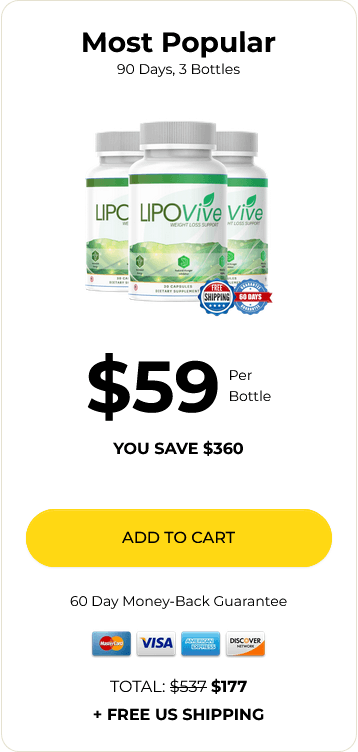LipoVive 3 Bottle